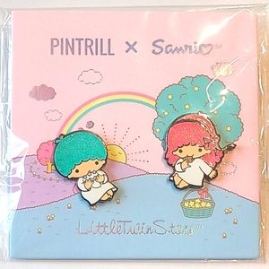⚡RARE⚡ PINTRILL x SANRIO Little Twin Stars Pin Set *BRAND NEW* LIMITED EDITION